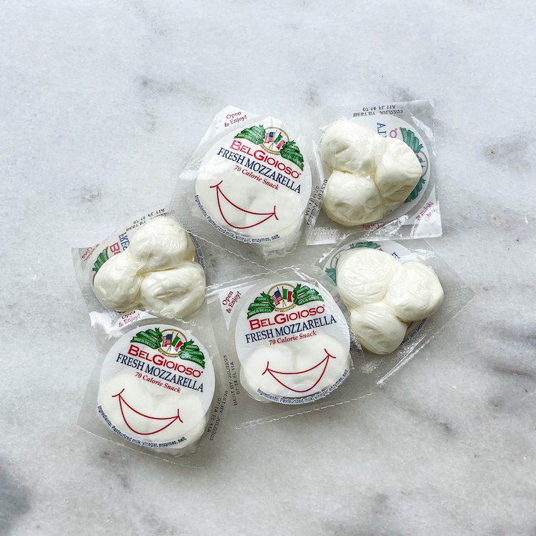 Picture of fresh mozzarella snacking cheese